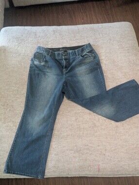 Lane Bryant Women's Blue Bootcut Jeans Lane Bryant 22 Short
